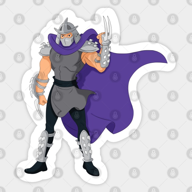 TMNT - Shredder Sticker by Nykos